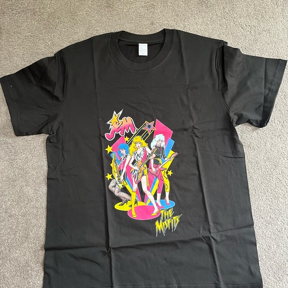 Source Unknown Tops - Source Unknown Black 'Jem & The Misfits' Graphic Tee